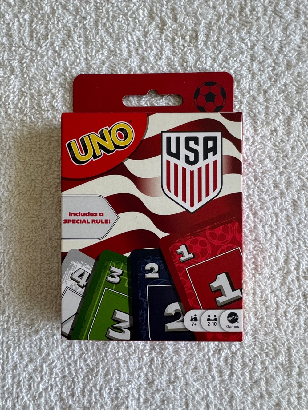 UNO Soccer Team USA Edition Card Game